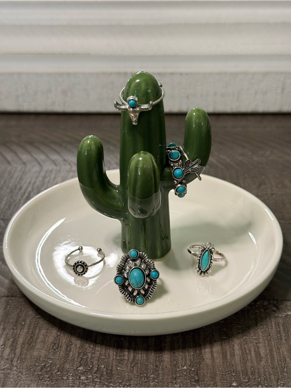 Turquoise Ring Set (sizes 5-7)